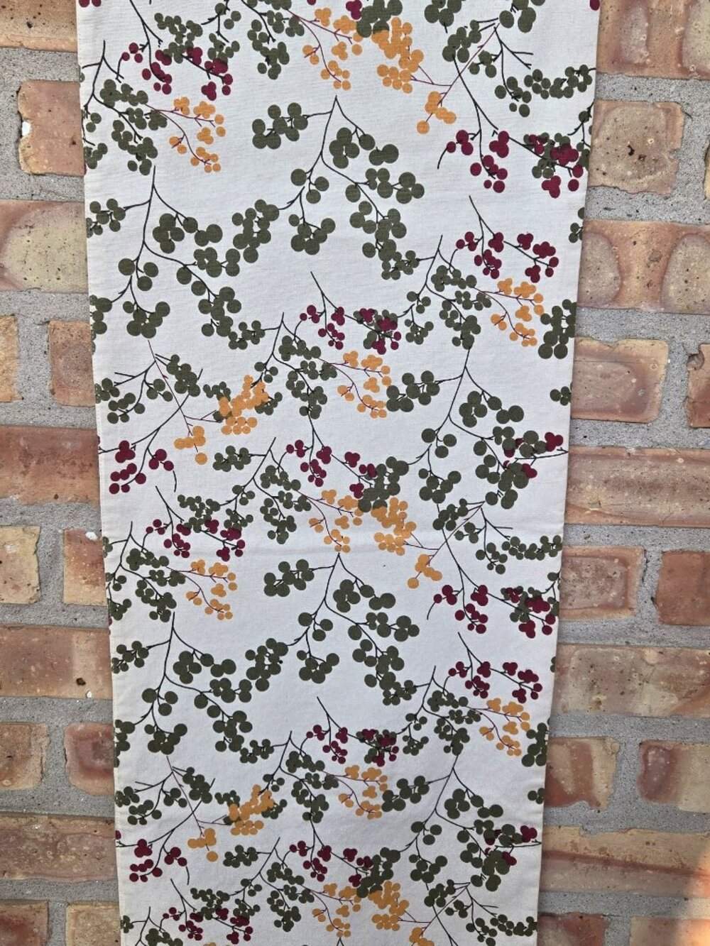 Table Runner with Berries